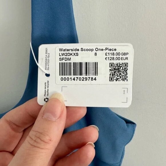 Lululemon Waterside Scoop One Piece Bathing Suit 8 - Picture 8 of 12